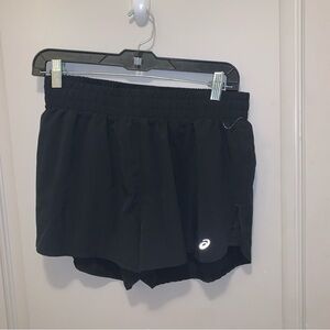 Asics Women's Black Running Shorts Size M